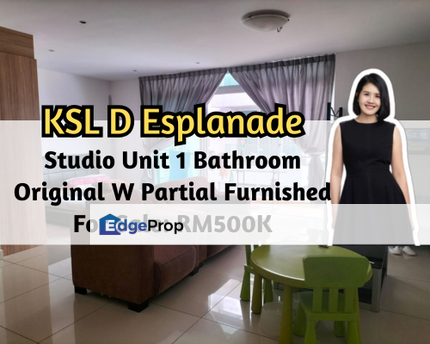 D'Esplanade Residence, Johor Bahru, Johor, Studio Unit, Original Unit With Partial Furnished, Johor, Johor Bahru