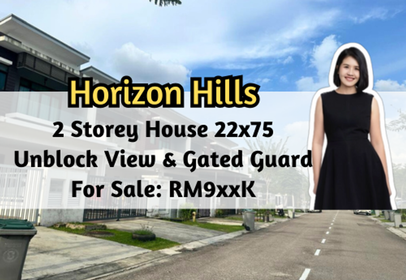 Horizon Hills, Horizon Hills, Johor, 2 Storey House 22x75, Unblock View, Gated Guarded