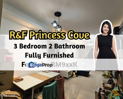 R&F Princess Cove, Johor Bahru, Johor, 3 Bedroom 2 Bathroom, Fully Furnished, High Floor, Johor, Johor Bahru