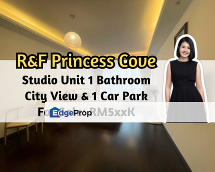 R&F Princess Cove, Johor Bahru, Johor, Studio Unit, City View, 1 Car Park, 1 Bathroom, Johor, Johor Bahru
