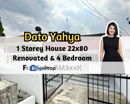 Taman Dato Yahya Shahban, Ulu Tiram, Johor, 1 Storey House 22x80, Renovated, 4 Bed, Well Maintained, Johor, Ulu Tiram