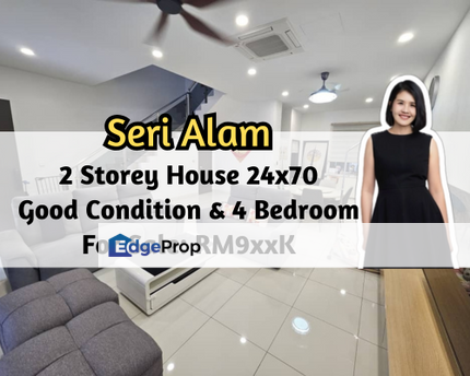 Topaz Residenz @ Bandar Seri Alam, Masai, Johor, 2 Storey House 24x70, Good Condition, 4 Bedroom, Johor, Masai