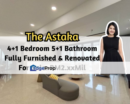 The Astaka @ 1 Bukit Senyum, Johor Bahru, Johor, Fully Renovated, Fully Furnished, 4 plus 1 Bedroom, Johor, Johor Bahru