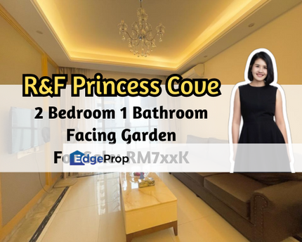 R&F Princess Cove, Johor Bahru, Johor, 2 Bedroom 1 Bathroom, Facing Garden, 1 Car Park, Johor, Johor Bahru