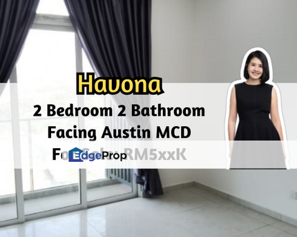 Havona Residence @ Taman Mount Austin, Johor Bahru, Johor, 2 Bedroom 2 Bathroom, Facing Austin Mcd, Johor, Johor Bahru