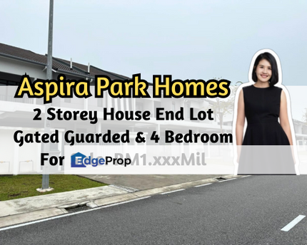 Aspira ParkHomes @ Gelang Patah, Gelang Patah, Johor, 2 Storey End Lot with 11ft Land, Gated Guarded, Johor, Gelang Patah