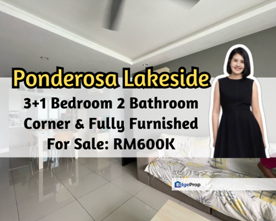 Ponderosa Lakeside Luxury Apartments, Johor Bahru, Johor, Corner, Fully Furnished, Gated Guard, 3+1 Bed, Johor, Johor Bahru