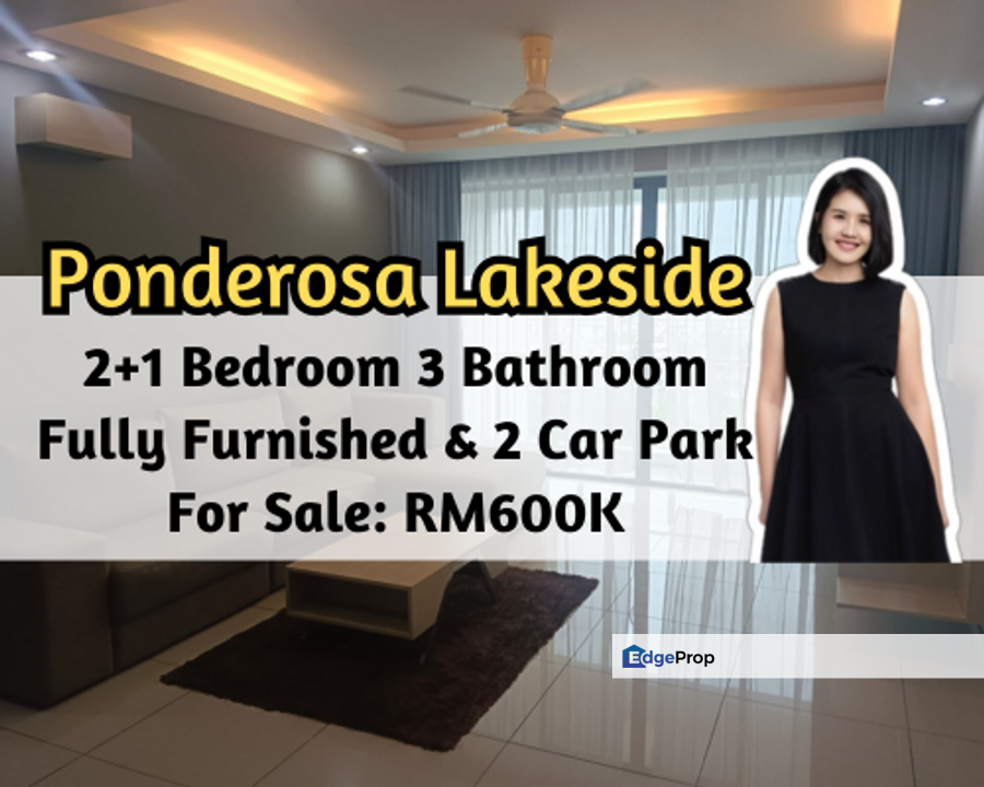 Ponderosa Lakeside Luxury Apartments, Johor Bahru, Johor, Fully Furnished, 2 plus 1 Bed 3 Bath 2 Car Park, Johor, Johor Bahru