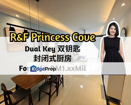 R&F Princess Cove, Johor Bahru, Johor, Dual Key, Ciq View, Fully Furnished, Johor, Johor Bahru
