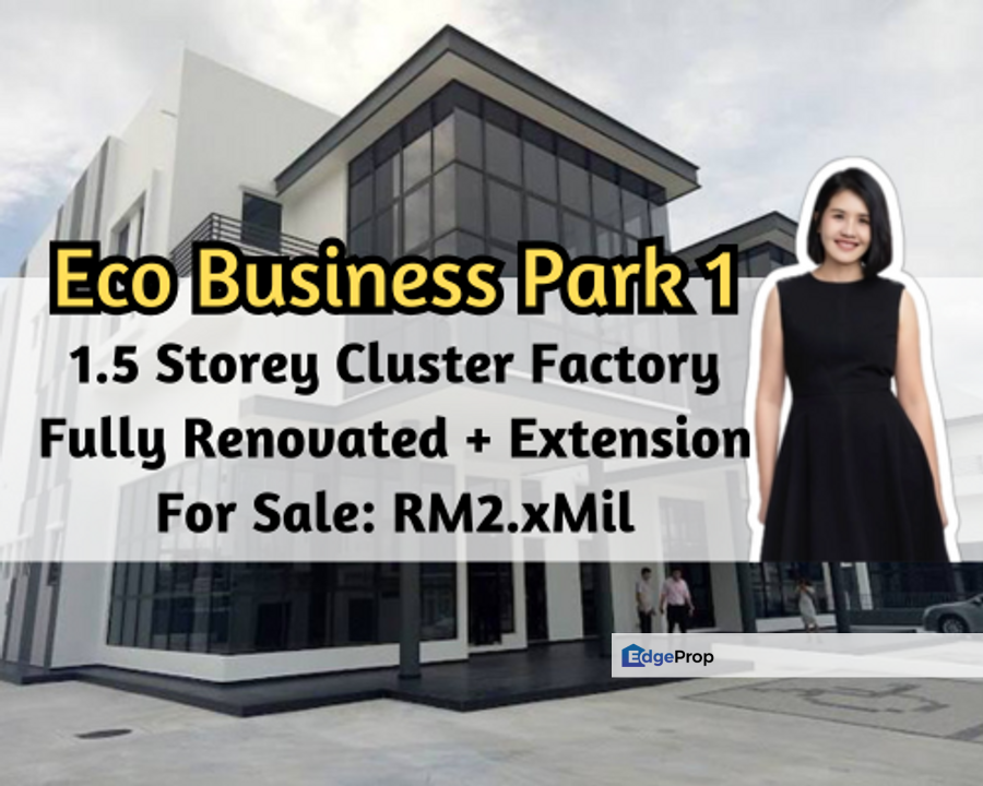 Eco Business Park 1, Johor Bahru, Johor, (Kempas), Cluster Factory, Recently Renovated & Expanded, Johor, Johor Bahru