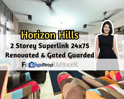 Horizon Hills The Green, Iskandar Puteri, Johor, 2 Storey Superlink 24x75, Renovated Unit, Gated Guarded, Johor, 