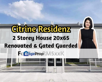 Citrine Residenz Seri Alam, Masai, Johor, 2 Storey House, Renovated, Gated Guarded, 4 Bedroom, Johor, Masai