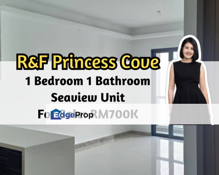 R&F Princess Cove, Johor Bahru, Johor, 1 Bedroom 1 Bathroom, Seaview Unit, Facing East, Johor, Johor Bahru