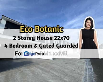 The Borough @ Eco Botanic 2, Iskandar Puteri, Johor, 2 Storey House 22x70, Gated Guarded, 4 Bedroom 3 Bathroom, Johor, 