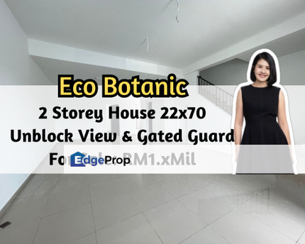 The Borough @ Eco Botanic 2, Iskandar Puteri, Johor, 2 Storey House 22x70, Unblock View, 4 Bedroom, Johor, 