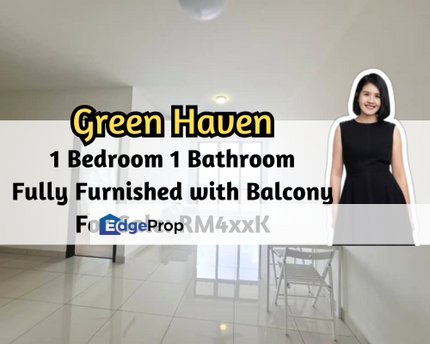 Green Haven, Masai, Johor, 90% Fully Furnished with Balcony, 1 Bedroom 1 Bathroom, Low Floor, Johor, Masai