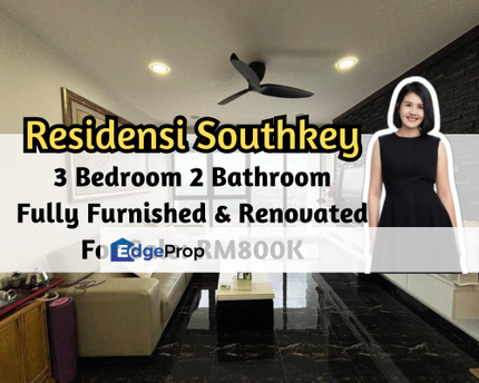 Southkey Mosaic, Johor Bahru, Johor, Residensi Southkey Mozek, Fully Furnish, 3 Bed, 2 Car Park, Renovated, Johor, Johor Bahru