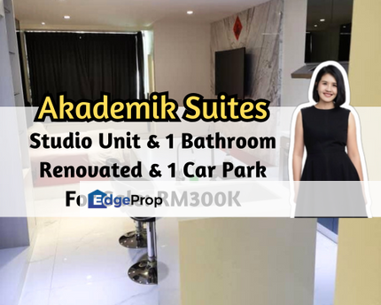 Akademik Suite (Akimiat), Johor Bahru, Johor, Mount Austin, Studio Unit, Renovated, 1 Bathroom, Johor, Johor Bahru
