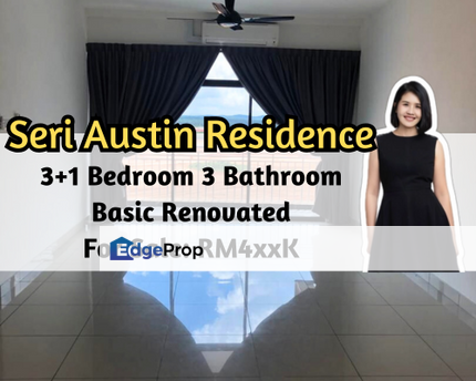 Seri Austin Luxury Apartment, Seri Austin Residence, Mount Austin, Renovated, 3 plus 1 Bedroom, Johor, Johor Bahru