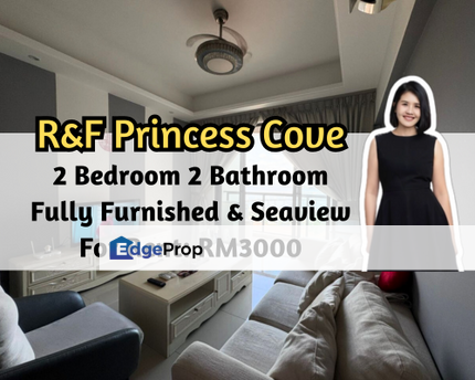 R&F Princess Cove, Johor Bahru, Johor, 2 Bedroom 2 Bathroom, Fully Furnished, Seaview Unit, Johor, Johor Bahru