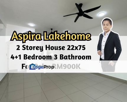 Aspira Lakehomes, Gelang Patah, Johor, 2 Storey House 22x75, 4 plus 1 Bedroom 3 Bathroom, Johor, Gelang Patah