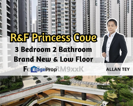R&F Princess Cove, Johor Bahru, Johor, Brand New Unit, Facing Swimming Pool & Inner, 3 Bedroom, Johor, Johor Bahru