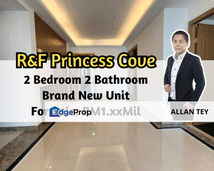 R&F Princess Cove, Johor Bahru, Johor, 2 Bedrooms 2 Bathrooms, Brand New Unit, Johor, Johor Bahru