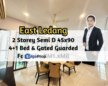 Tranquility Park @ East Ledang, East Ledang, Johor, 2 Storey Semi D 45x90, Gated Guarded, 4 plus 1 Bedroom, Johor, East Ledang