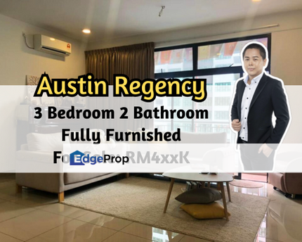 Austin Regency, Johor Bahru, Johor, Fully Furnished, Swimming Pool View, 3 Bedroom 2 Bathroom, Johor, Johor Bahru