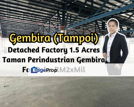 Taman Perindustrian Gembira, Tampoi, Johor, Detached Factory, Land Area: 1.5 Acres, Johor, Tampoi