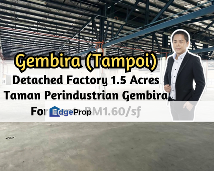 Taman Perindustrian Gembira, Tampoi, Johor, Detached Factory, Land Area: 1.5 Acres, Johor, Tampoi
