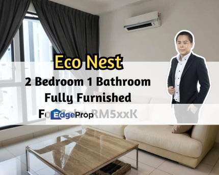 Eco Nest @ Eco Botanic, Iskandar Puteri (Nusajaya), Johor, Fully Furnished, 2 Bedroom 1 Bath, 1 Car Park, Johor, Nusajaya