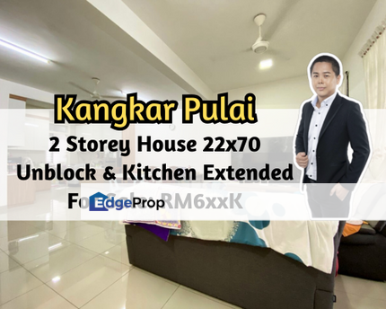 Bandar Baru Kangkar Pulai, Kangkar Pulai, Johor, 2 Storey House22x70, Unblock View, Kitchen Extended, Johor, Kangkar Pulai