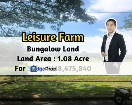 Leisure Farm, Gelang Patah, Johor, Bungalow Land, Land Area: 1.08 Acre, South East, Johor, Gelang Patah