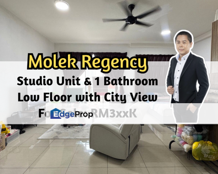 Molek Regency, Johor Bahru, Johor, Studio Unit, Low Floor with City View, 1 Car Park, Johor, Johor Bahru