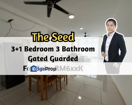 The Seed @ Sutera Utama, Skudai, Johor, 3 plus 1 Bedroom 3 Bathroom, Gated Guarded, Johor, Skudai