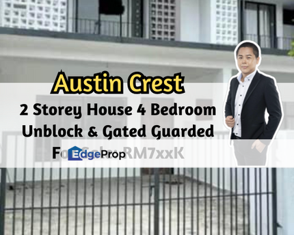 Crest @ Austin Ruby, Johor Bahru, Johor, 2 Storey House, Unblock View, Gated Guarded, 4 Bedroom, Johor, Johor Bahru