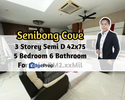 Isola Villa @ Senibong Cove, Masai, Johor, 3 Storey Semi D 42x75, 5 Bedroom 6 Bathroom, Johor, Masai