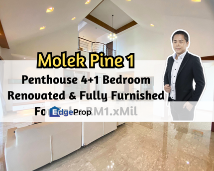 Molek Pine 1, Johor Bahru, Johor, Taman Molek, Penthouse, Fully Furnished, Renovated, 4 plus 1 Bedroom, Johor, Johor Bahru