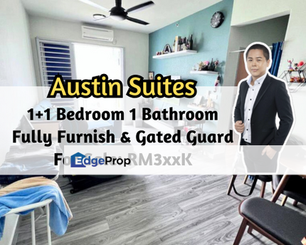 Austin Suites, Johor Bahru, Johor, Mount Austin, 1 plus 1 Bed, Fully Furnished, Gated Guarded, ROI 5.4%, Johor, Johor Bahru
