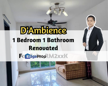 D'Ambience Residences (Ikatan Flora), Bandar Baru Permas Jaya, Permas Jaya/Senibong, Johor, 1 Bedroom, Renovated, 1 Car Park, Johor, Permas Jaya/Senibong