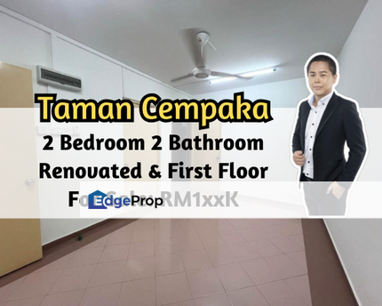 Taman Cempaka, Johor Bahru, Johor, Low Cost Flat, Fully Renovated, 2 Bedroom, First Floor, Johor, Johor Bahru
