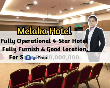 Melaka City, Melaka Raya, Melaka, Melaka Prime Location Hotel, Fully Furnished, 4-Star Rated, 180 Rooms, Melaka, Melaka Raya