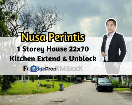 Taman Nusa Perintis 1, Gelang Patah, Johor, 1 Storey House 22x70, Unblock View, Kitchen Extended, Johor, Gelang Patah