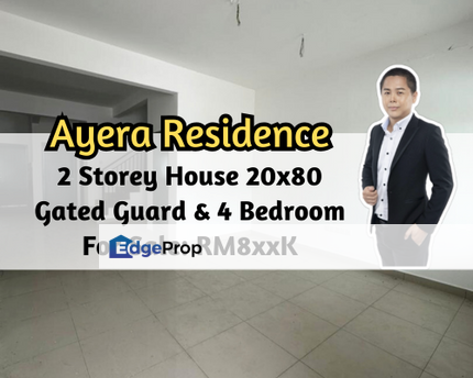 Ayera Residences, Masai, Johor, 2 Storey House 20x80, 24 Hours Gated Guarded, 4 Bedroom, Johor, Masai