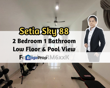 Setia Sky 88, Johor Bahru, Johor, Lowest Asking Price, Setia Sky 88, 2 Bed 1 Bath, Pool View, Low Floor, Johor, Johor Bahru