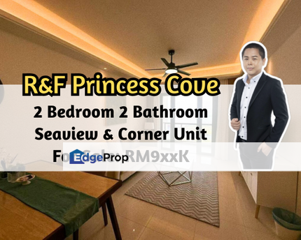R&F Princess Cove - Seine Region, Johor Bahru, Johor, Seaview, Corner Unit, Brand New, Fully Furnished, Johor, Johor Bahru
