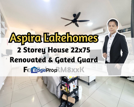 Aspira Lakehomes, Gelang Patah, Johor, 2 Storey House 22x75, Fully Renovated, Gated Guarded, Johor, Gelang Patah