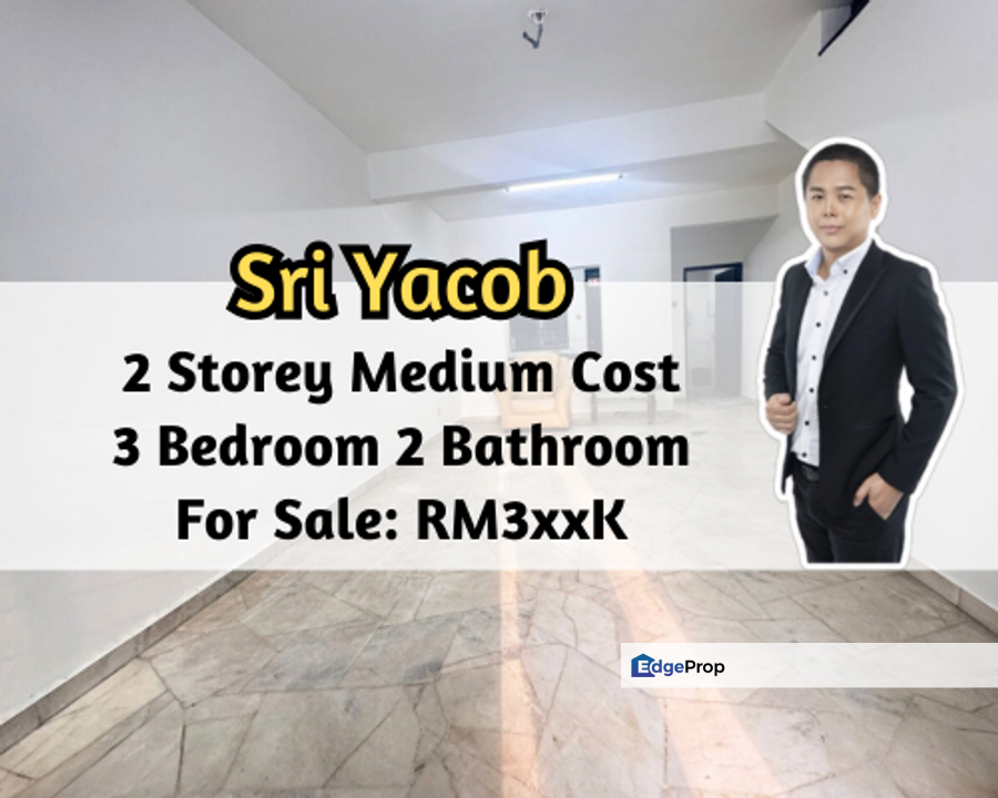 Taman Tan Sri Yaacob, Skudai, Johor, 2 Storey Medium Cost House 14x55, 3 Bedroom 2 Bathroom, Johor, Skudai