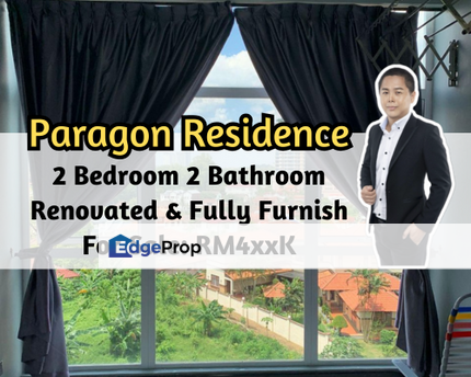 Paragon Residences, Johor Bahru, Johor, Renovated, Fully Furnished, Gated & Guarded, 2 Bedroom, Johor, Johor Bahru